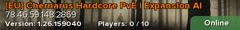 Chernarus Hardcore PvE | Vanilla | EN/CZ/SK