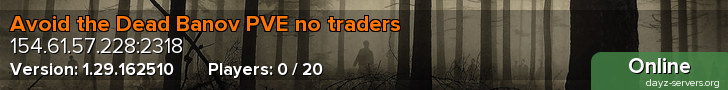 Avoid the Dead Banov PVE no traders