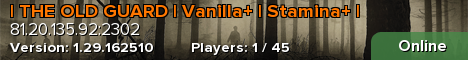 | THE OLD GUARD | Vanilla+ | Stamina+ |