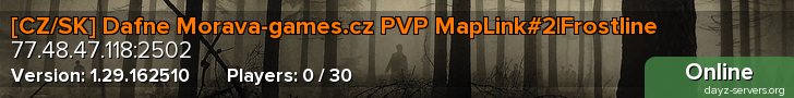 [CZ/SK] Dafne Morava-games.cz PVP MapLink#2|Frostline