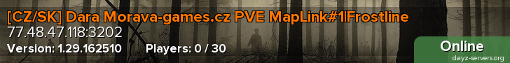 [CZ/SK] Dara Morava-games.cz PVE MapLink#1|Frostline