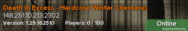 Death In Excess - Hardcore Winter Chernarus