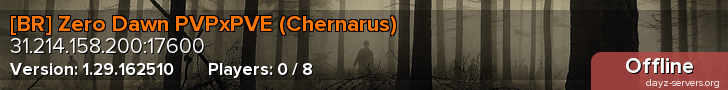 [BR] Zero Dawn PVPxPVE (Chernarus)