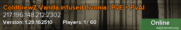 ColdbrewZ Vanilla infused Livonia | PvE + PvAI