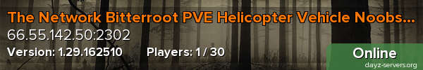The Network Bitterroot PVE Helicopter Vehicle Noobs Welcome