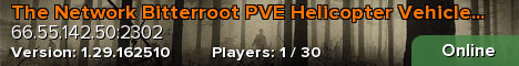The Network Bitterroot PVE Helicopter Vehicle Noobs Welcome