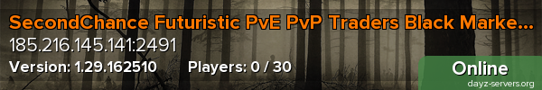 SecondChance Futuristic PvE PvP Traders Black Market