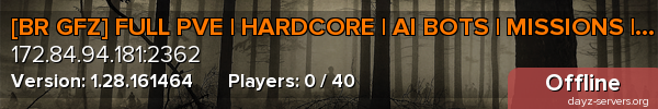[BR GFZ] FULL PVE | HARDCORE | AI BOTS | MISSIONS | KOTH |