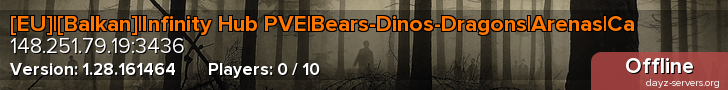 [EU]|[Balkan]|Infinity Hub PVE|Bears-Dinos-Dragons|Arenas|Ca