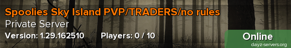 Spoolies Sky Island PVP/TRADERS/no rules