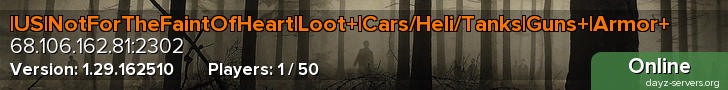 |US|NotForTheFaintOfHeart|Loot+|Cars/Heli/Tanks|Guns+|Armor+