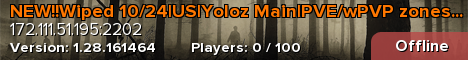 NEW!!Wiped 10/24|US|Yoloz Main|PVE/wPVP zones|CUSTOM AREAS