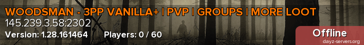 WOODSMAN - 3PP VANILLA+ | PVP | GROUPS | MORE LOOT