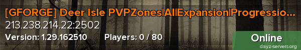 [GFORGE] Deer Isle PVPZones|AI|Expansion|Progression|Airdrop