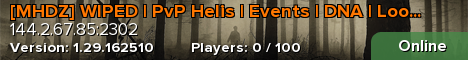 [MHDZ] WIPED | PvP Helis | Events | DNA | Loot++| Guns++