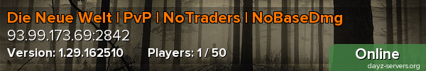Die Neue Welt | PvP | NoTraders | NoBaseDmg