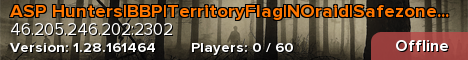 ASP Hunters|BBP|TerritoryFlag|NOraid|Safezone|Traders|Skills