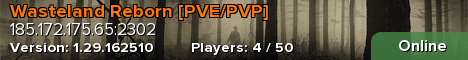 Wasteland Reborn [PVE/PVP]