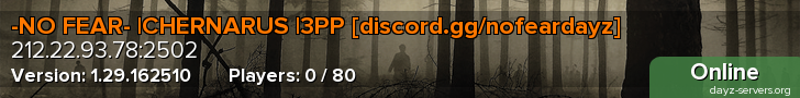 -NO FEAR- |CHERNARUS |3PP [discord.gg/nofeardayz]