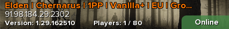 Elden | Chernarus | 1PP | Vanilla+ | EU | Groups 5-max