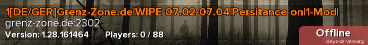 1[DE/GER]Grenz-Zone.de|WIPE 07.02-07.04|Persitance on|1-Mod|