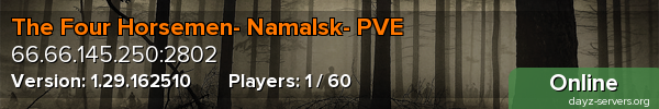 The Four Horsemen- Namalsk- PVE