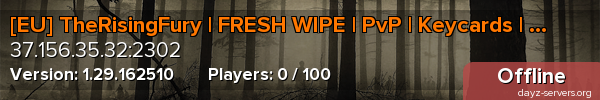 [EU] TheRisingFury | FRESH WIPE | PvP | Keycards | Helis | A