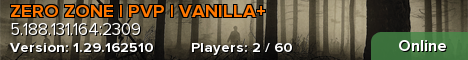 ZERO ZONE | PVP | VANILLA+