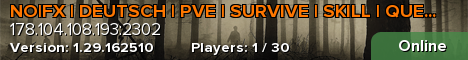 NO|FX | DEUTSCH | PVE | SURVIVE | SKILL | QUEST | TRADER | A