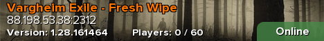 Vargheim Exile - Fresh Wipe