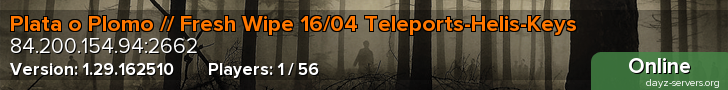Plata o Plomo // Fresh Wipe 16/04 Teleports-Helis-Keys