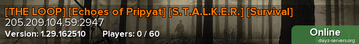 [THE LOOP] [Echoes of Pripyat] [S.T.A.L.K.E.R.] [Survival]