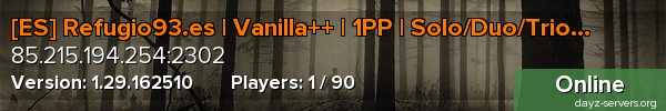 [ES] Refugio93.es | Vanilla++ | 1PP | Solo/Duo/Trio | PVP