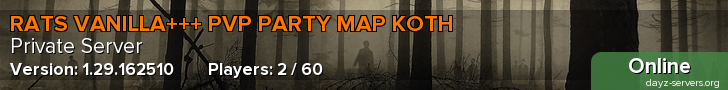 RATS VANILLA+++ PVP PARTY MAP KOTH
